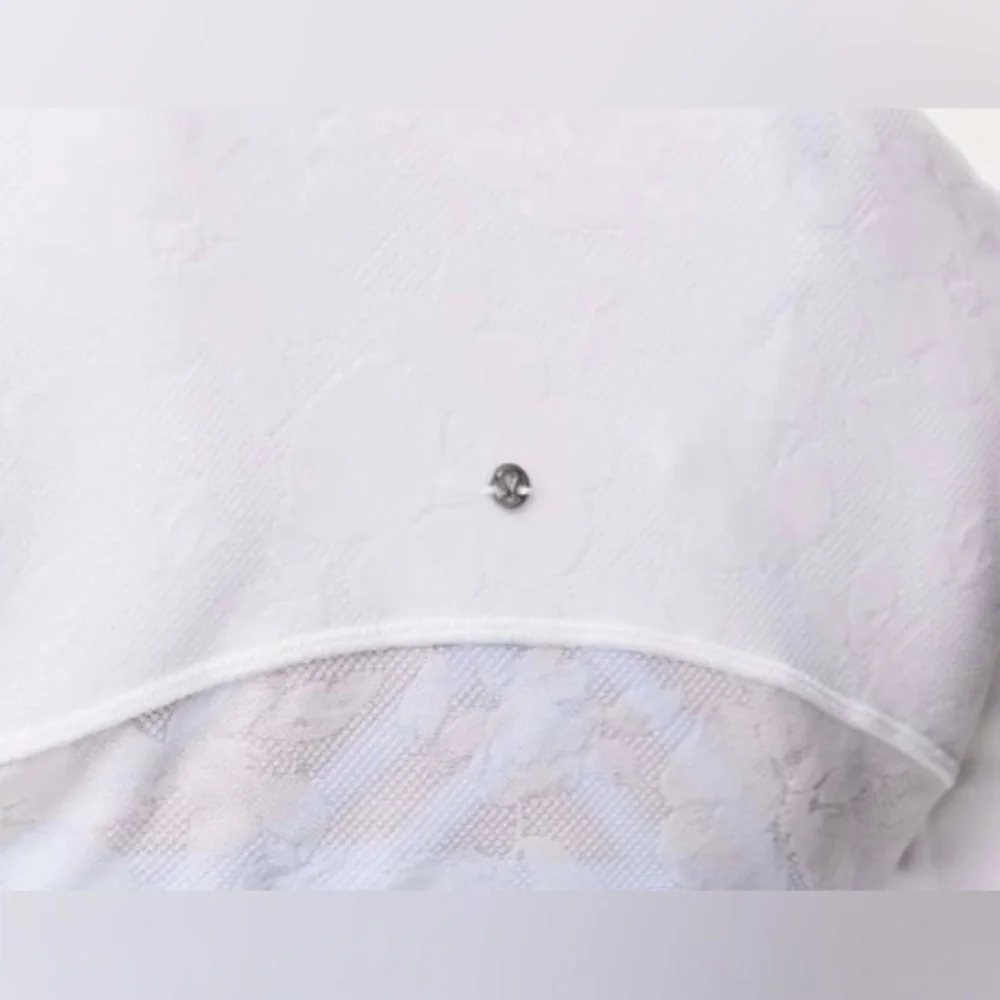🍒LULULEMON LTD Edit DEFINE Jacket 12 VELVET FLOCKED White/Cream MESH ~ LUXTREME - Picture 11 of 11